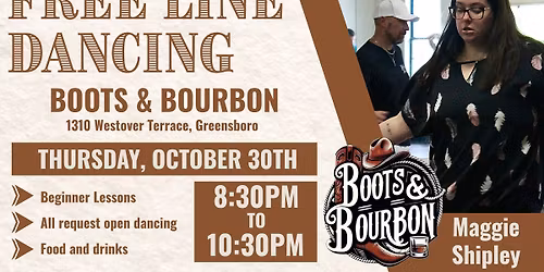 FREE Line Dancing - Boots & Bourbon