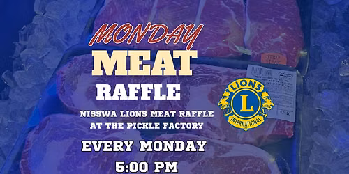 Nisswa Lions Meat Raffle at The Pickle Factory