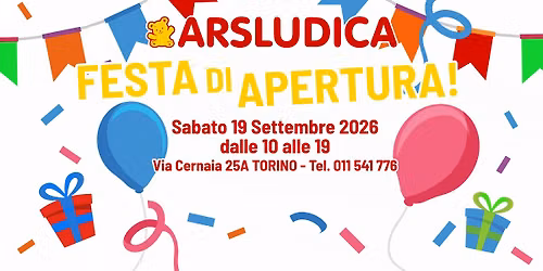 APERTURA NUOVO NEGOZIO DI GIOCHI IN VIA CERNAIA 25 A TORINO!