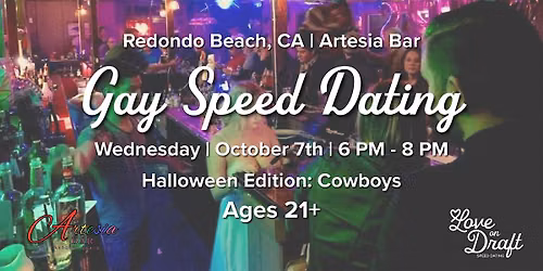 Gay Speed Dating | Redondo Beach, CA | Men Loving Men | Singles 21+