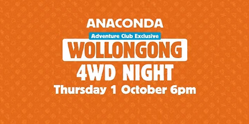 Wollongong 4WD Adventure Club Night!