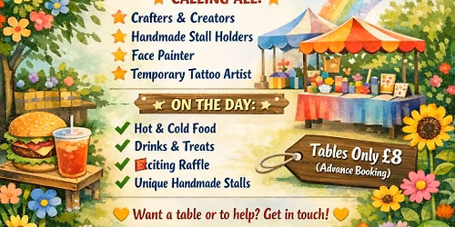 CHARITY TABLE TOP SALE