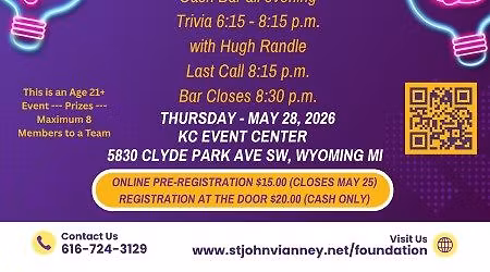 Trivia Night - Hosted by St. John Vianney Foundation