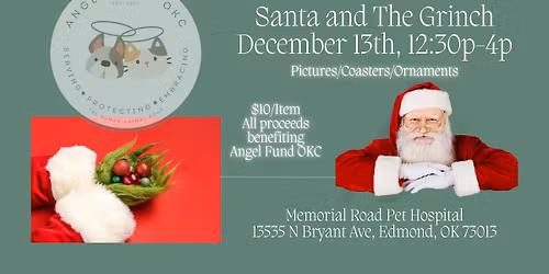 Festive Fun: Pictures with Santa & The Grinch