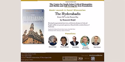 The Hyderabadis: From 1947 to Present Day. Book Launch & Panel Discussion