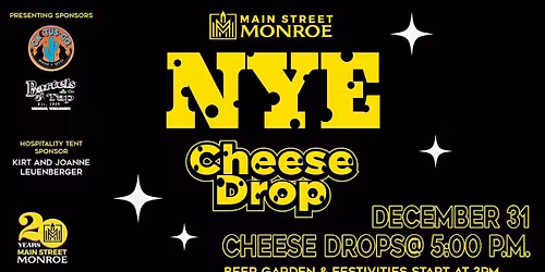 New Year\u2019s Eve Cheese Drop 2025