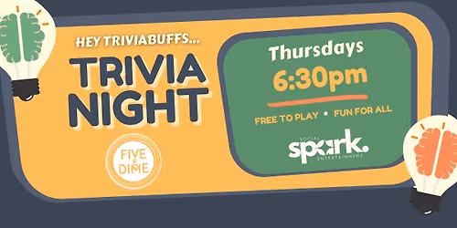 Trivia Night @ The Five and Dime