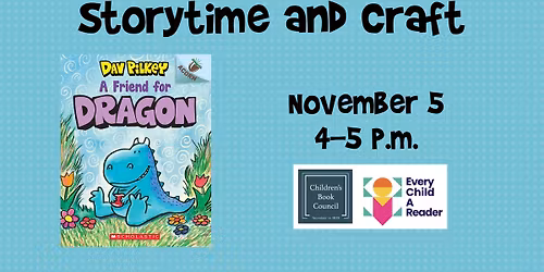 A Friend for Dragon Storytime and Craft-Children's Book Week