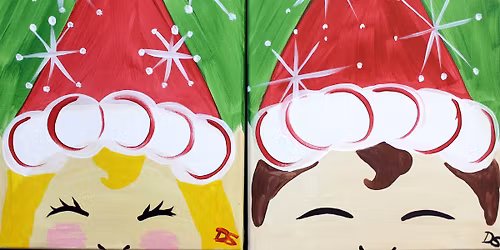 Family Fun Creative Canvas - Santa's Elves