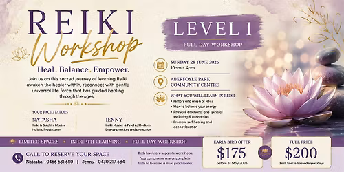 REIKI Level I - Full Day Workshop