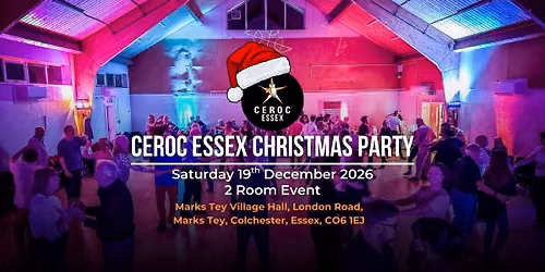 Ceroc Essex 2 Room Christmas Party - Saturday 19th December 2026