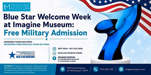 Blue Star Welcome Week at Imagine Museum: Free Military Admission