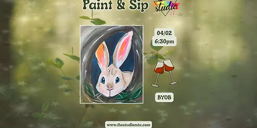 Paint & Sip: Woodland Whiskers \ud83d\udc07 