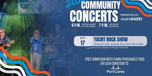 Community Concert Series -Yacht Rock Show
