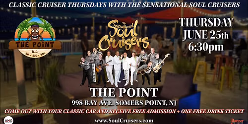 Soul Cruisers in Somers Point NJ Every Thursday