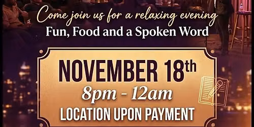 Poetry\/Spoken Word Night 