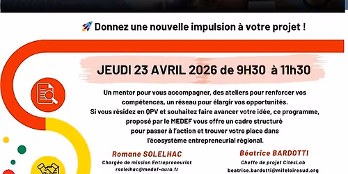 Donnez une nouvelle impulsion \u00e0 votre projet !