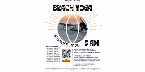 SHINE Beach Yoga 2026 Saturdays