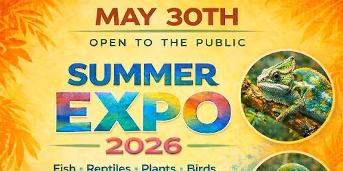 DFWAA 2026 Summer Aquatic, Reptile & Plant Expo