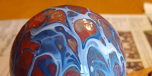 Paint Pour Coasters & Ornaments