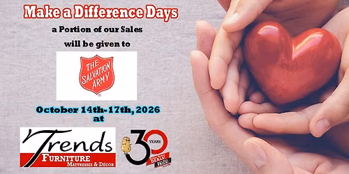 Make a Difference Days-Salvation Army