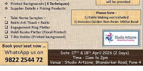 Resin Floral Platters