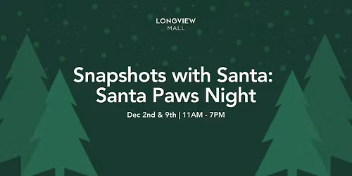 Santa Paws at Longview Mall! \ud83c\udf85\ud83d\udc3e 