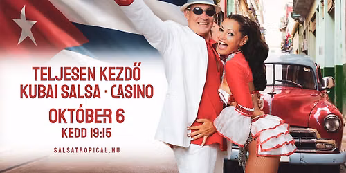 \u00daj Teljesen kezd\u0151 kubai salsa \ud83c\udde8\ud83c\uddfa | Kedd 19:15