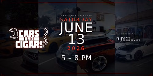 Cars & Cigars June Event at Rai's Rendezvous