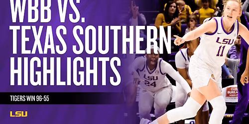 Texas Southern Lady Tigers at Texas Longhorns Womens Basketball