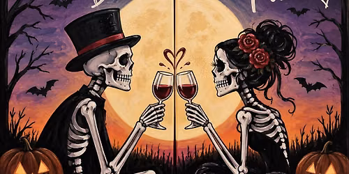 Till Death do Us Part\u201d Couples double canvas paint night