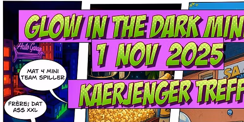 Glow in the dark Mini Golf