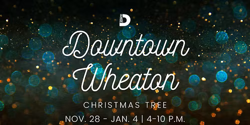Downtown Wheaton Christmas Tree
