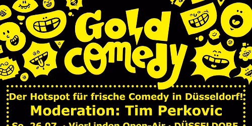 GoldComedy - Open-Air Edition - Der Hotspot f\u00fcr frische Comedy in D\u00fcsseldorf!