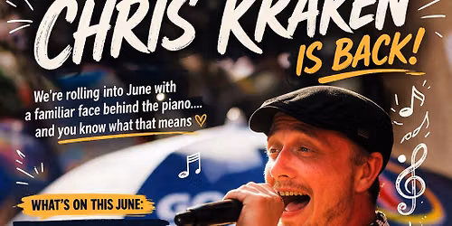 WEDNESDAY RESIDENCY ALERT \u2013 CHRIS KRAKEN IS BACK! \ud83c\udfb9\ud83c\udf74