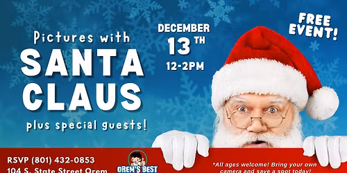 Pictures with Santa!