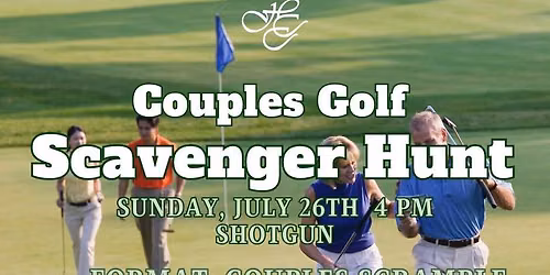 Couples Golf Scavenger Hunt