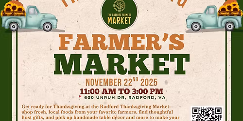 Thanksgiving Farmers Market
