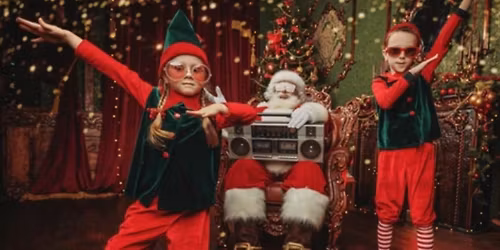 Kids Christmas disco with Santa