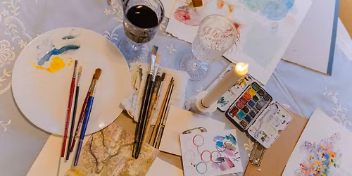 Sip & Paint p\u00e5 Dahlbergs caf\u00e9 i Gamla Link\u00f6ping