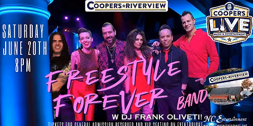 FreeStyle Forever Band at Cooper's Riverview! w DJ Frank Oliveti!