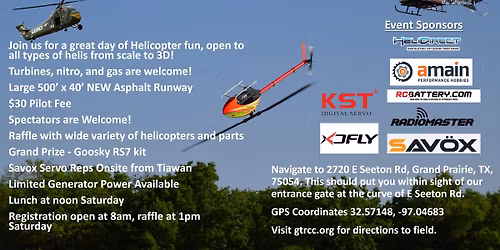 Annual GTRCC Heli Fly-In