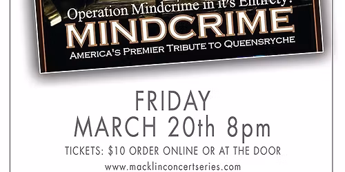 Mindcrime - Tribute to Queensryche at Brewster Street Ice House