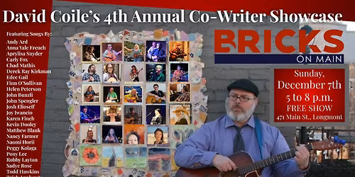 Dave Coile's Co-Writer Showcase!