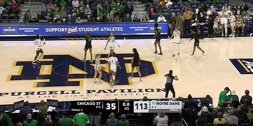 Notre Dame Fighting Irish Women's Basketball vs. Chicago State Cougars