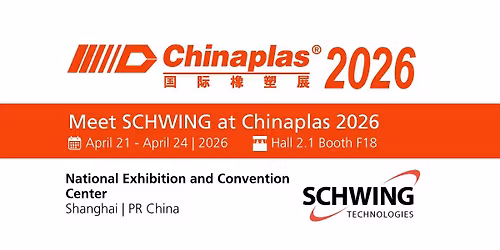 Meet SCHWING at CHINAPLAS2026