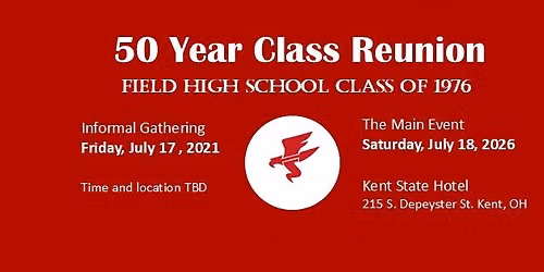50 Year Reunion - Field High School Class of 1976 