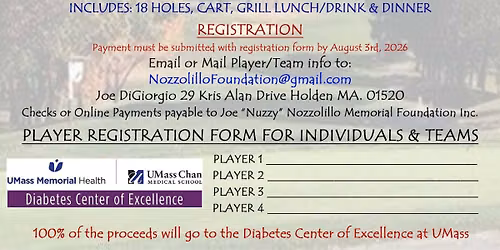 9th Annual Nuzzy Memorial Tournament