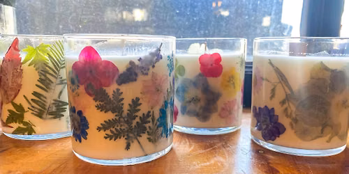 Candle Making: Pressed Flowers