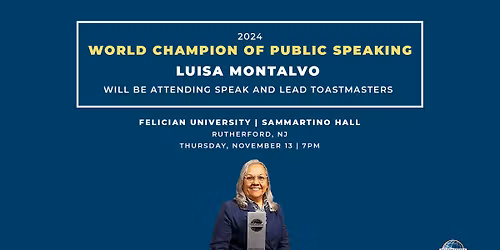 Learn from the World Champion of Public Speaking